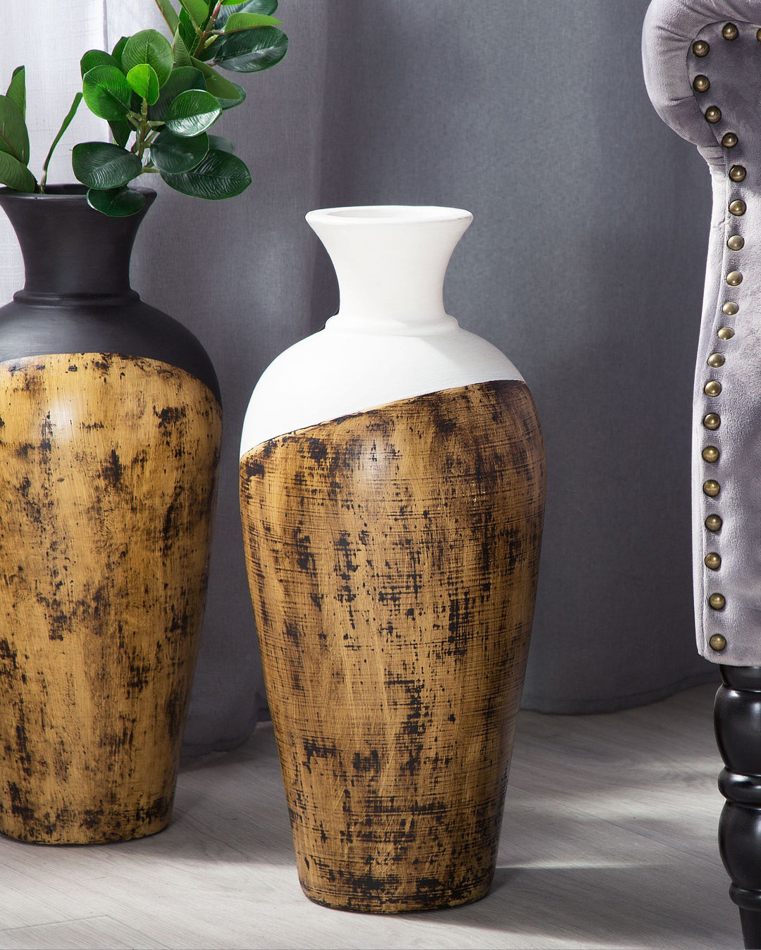 Bona Decorative Vase Ceramic 45 cm White