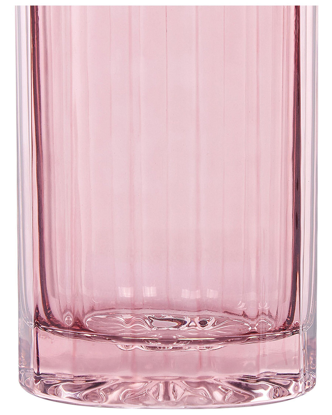 Perdiki Flower Vase Glass 30 cm Pink