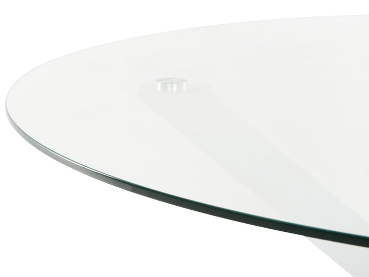 Maletto Garden Dining Table 120 cm 120 cm Glass White