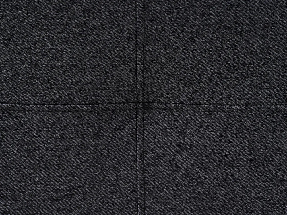 Sofa Bed 2 Seater Fabric Black Blancha