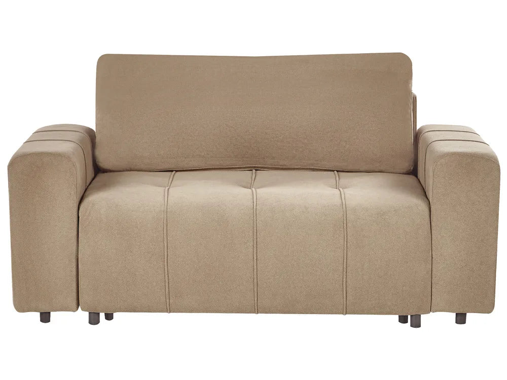Beige sofa on a white background