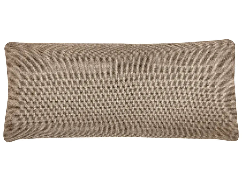 Sofa Bed 2 Seater Fabric Brown with Storage Rista