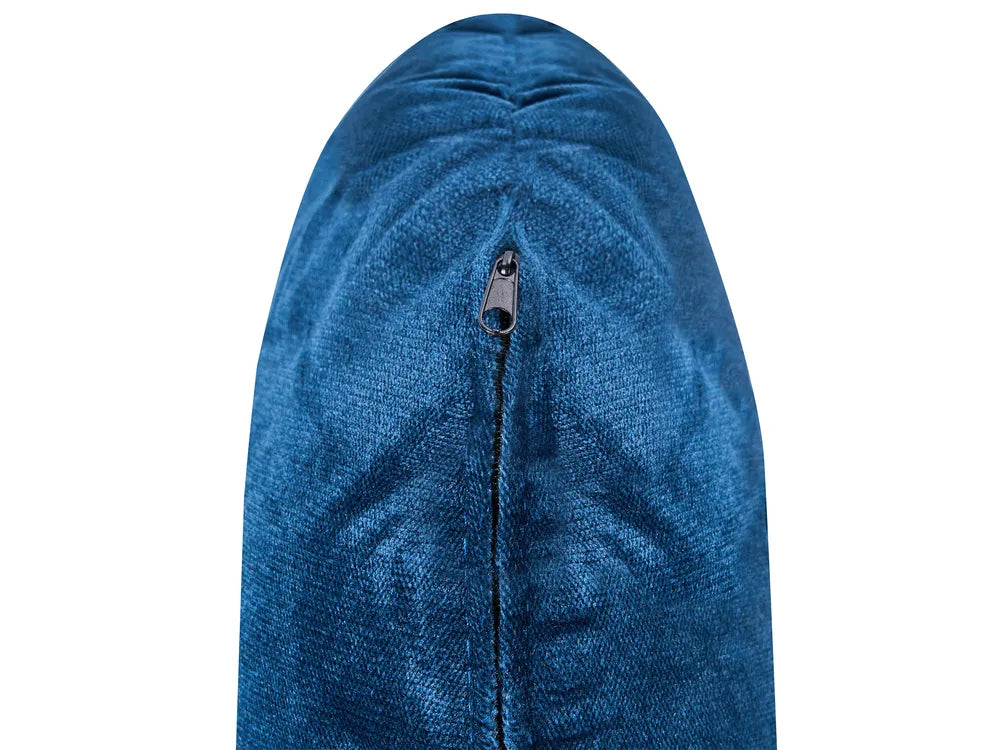 Sofa 2 Seater Velvet Navy Blue Drinel