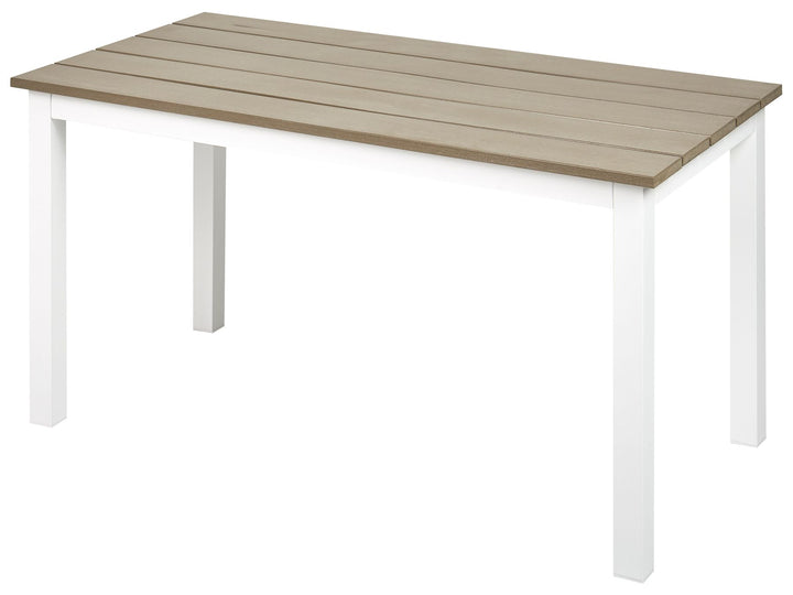 Messina Garden Dining Table 100 cm 52 cm White