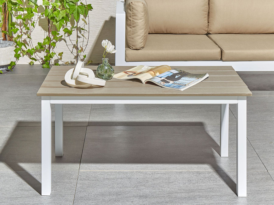 Messina Garden Dining Table 100 cm 52 cm White