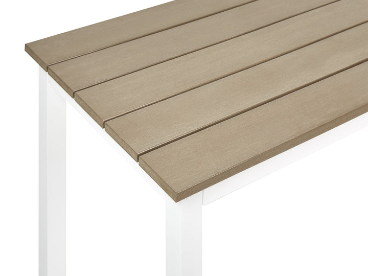 Messina Garden Dining Table 100 cm 52 cm White