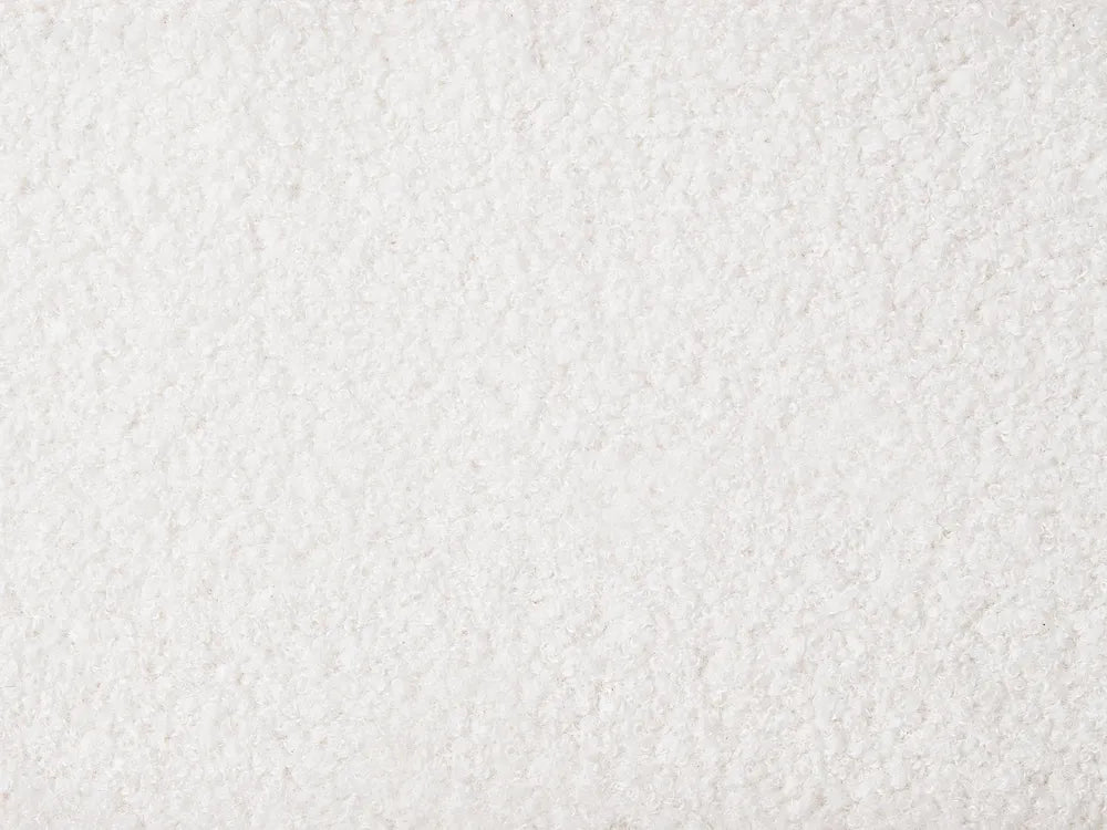 Corner Sofa Bed 4 Seater Boucle Off-White Right Hand Alarick