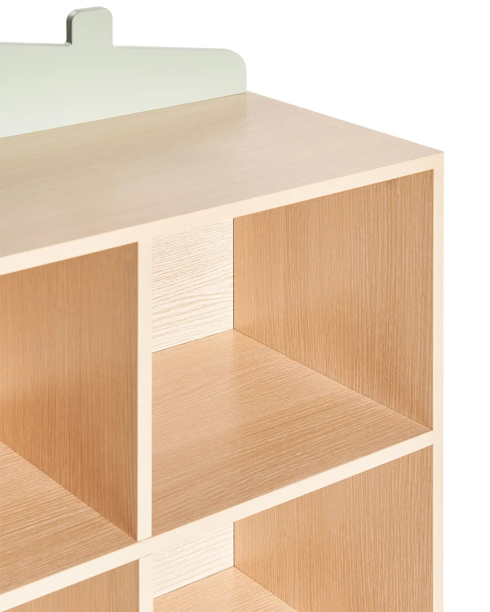 2 Tier Shelving Unit 105 cm Light Green Bayze