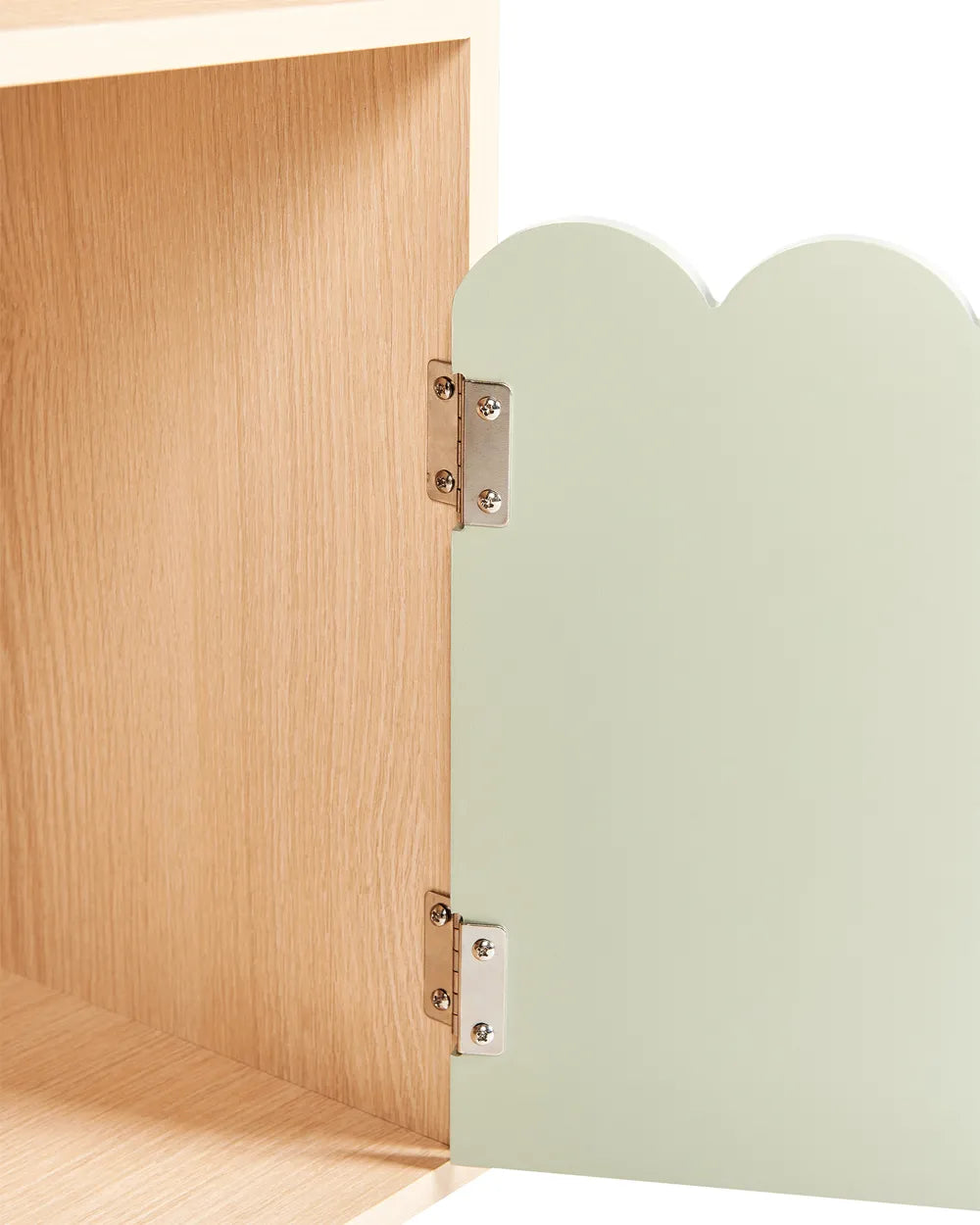 2 Tier Shelving Unit 105 cm Light Green Bayze