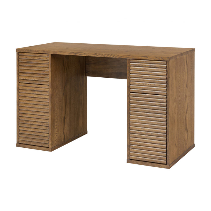 D.I Designs Charlton Desk Ribbed Walnut