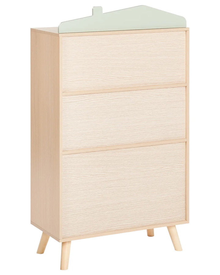 2 Tier Shelving Unit 105 cm Light Green Bayze