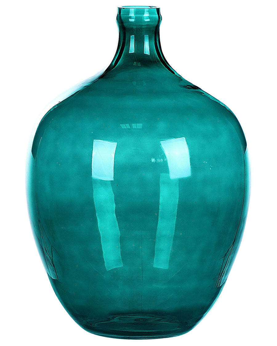 Roti Flower Vase Glass 39 cm Turquoise