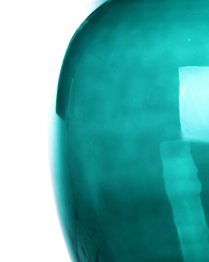 Roti Flower Vase Glass 39 cm Turquoise