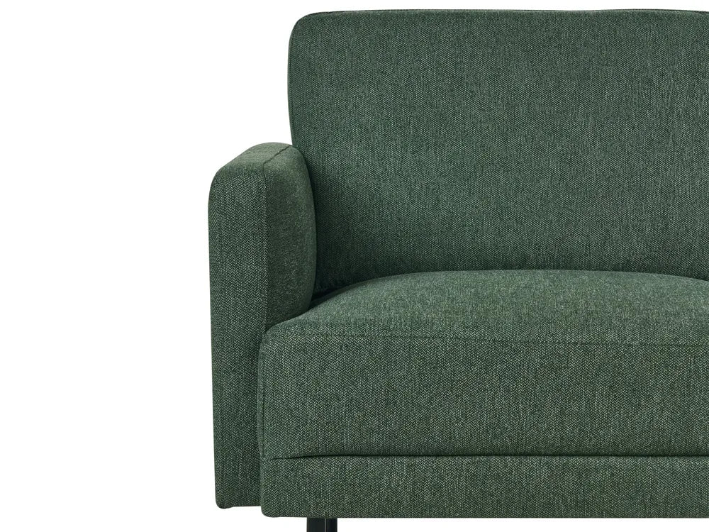 Sofa 2 Seater Fabric Dark Green Shayle