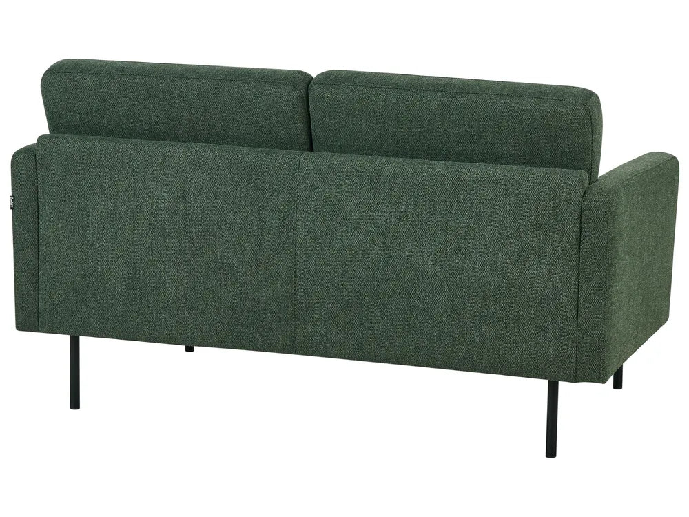 Sofa 2 Seater Fabric Dark Green Shayle