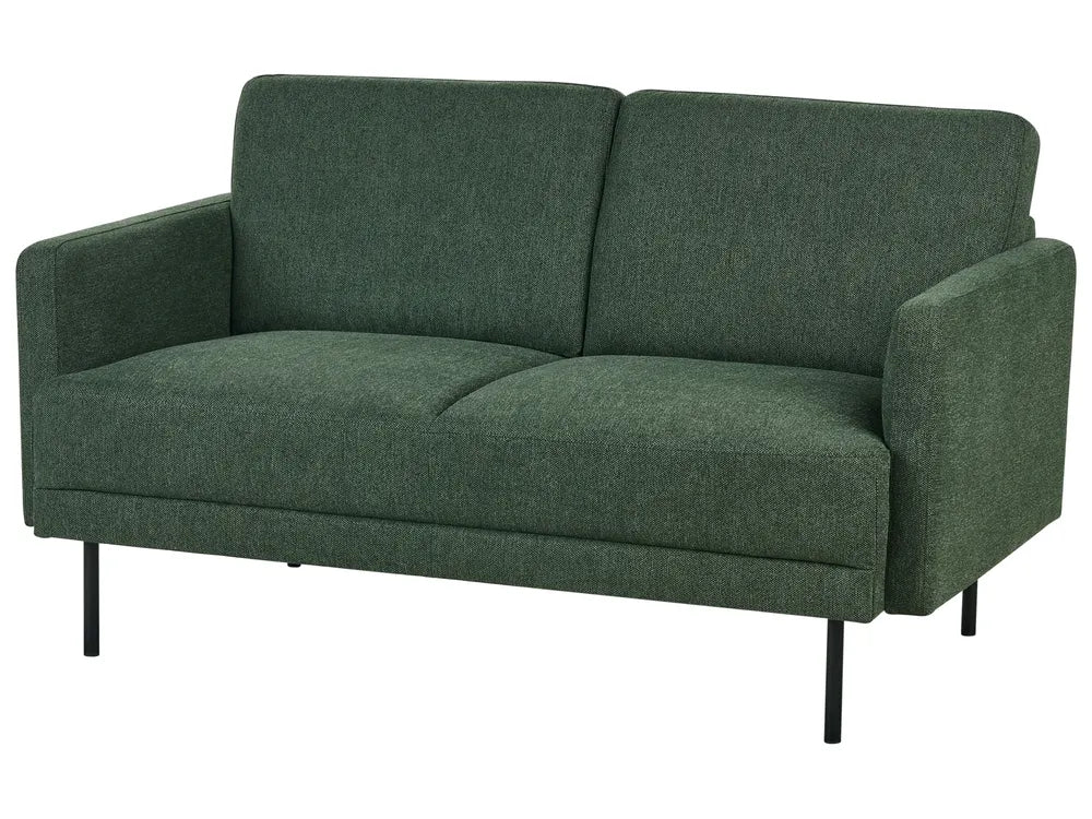Sofa 2 Seater Fabric Dark Green Shayle
