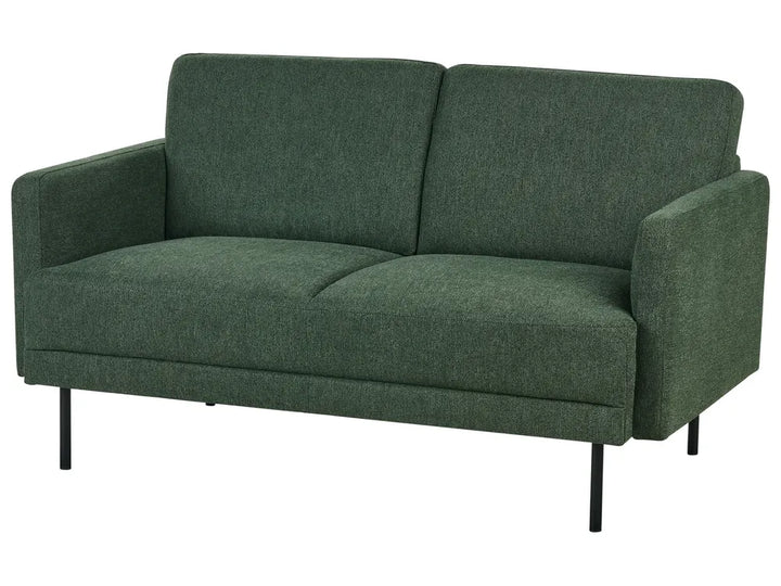 Sofa 2 Seater Fabric Dark Green Shayle