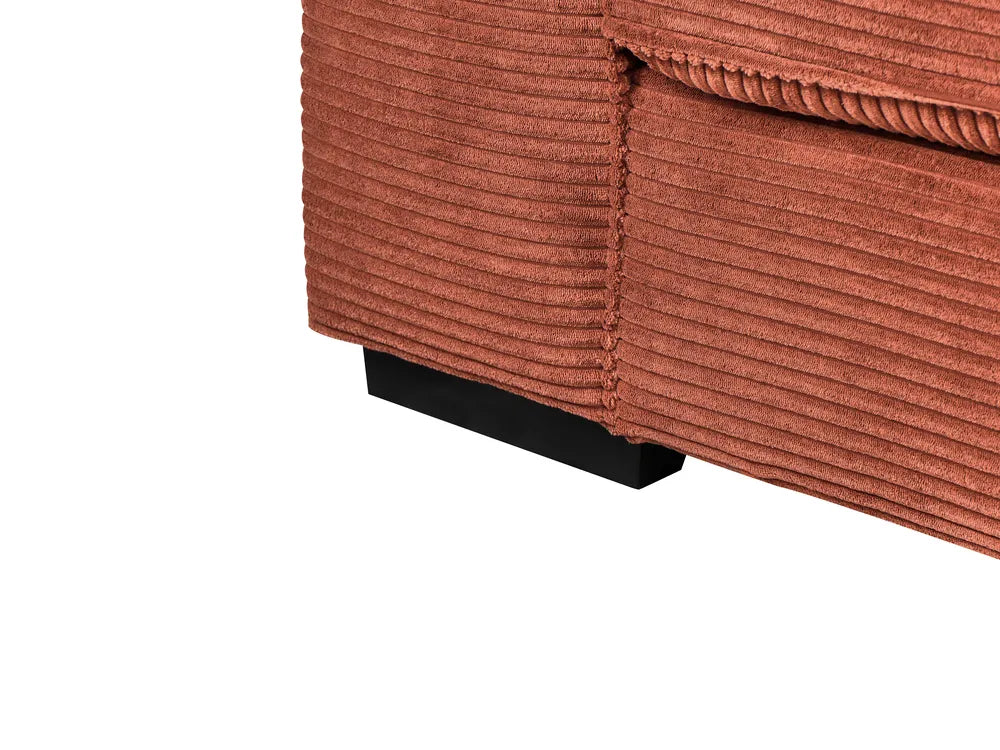 2 Seater Corduroy Golden Brown Gelene