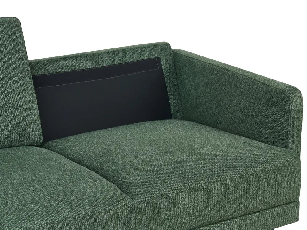 Sofa 2 Seater Fabric Dark Green Shayle
