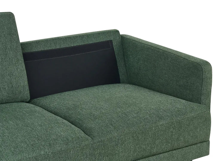 Sofa 2 Seater Fabric Dark Green Shayle