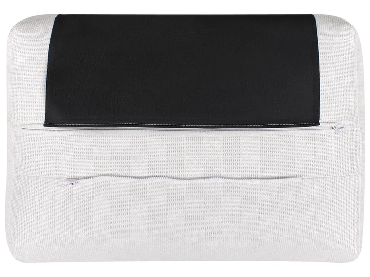 2 Seater Fabric White Laurea