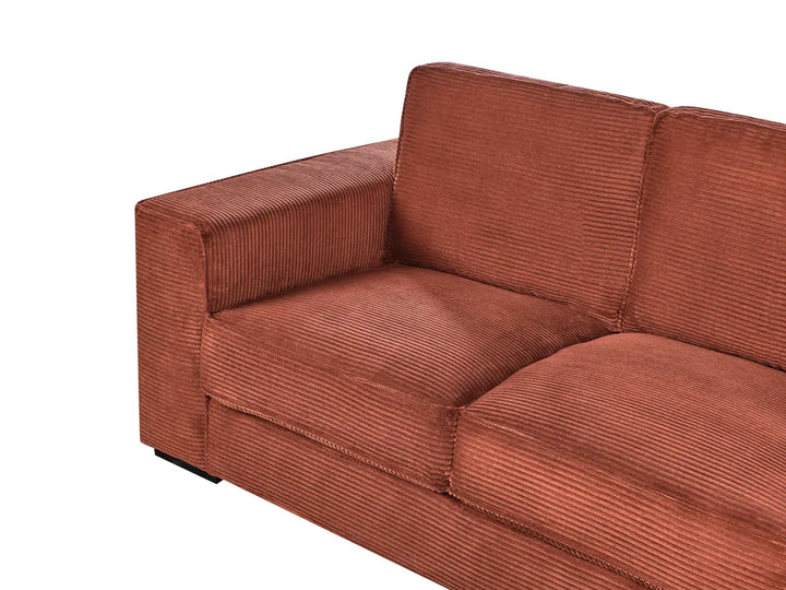 2 Seater Corduroy Golden Brown Gelene