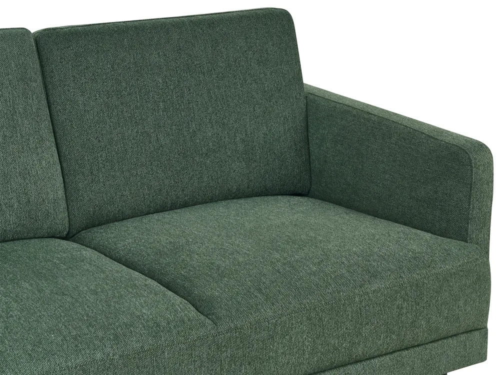 Sofa 2 Seater Fabric Dark Green Shayle