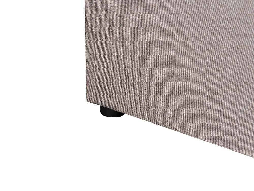 Ottoman Bed Fabric 180 x 200 cm (EU Super King) Taupe Finnin