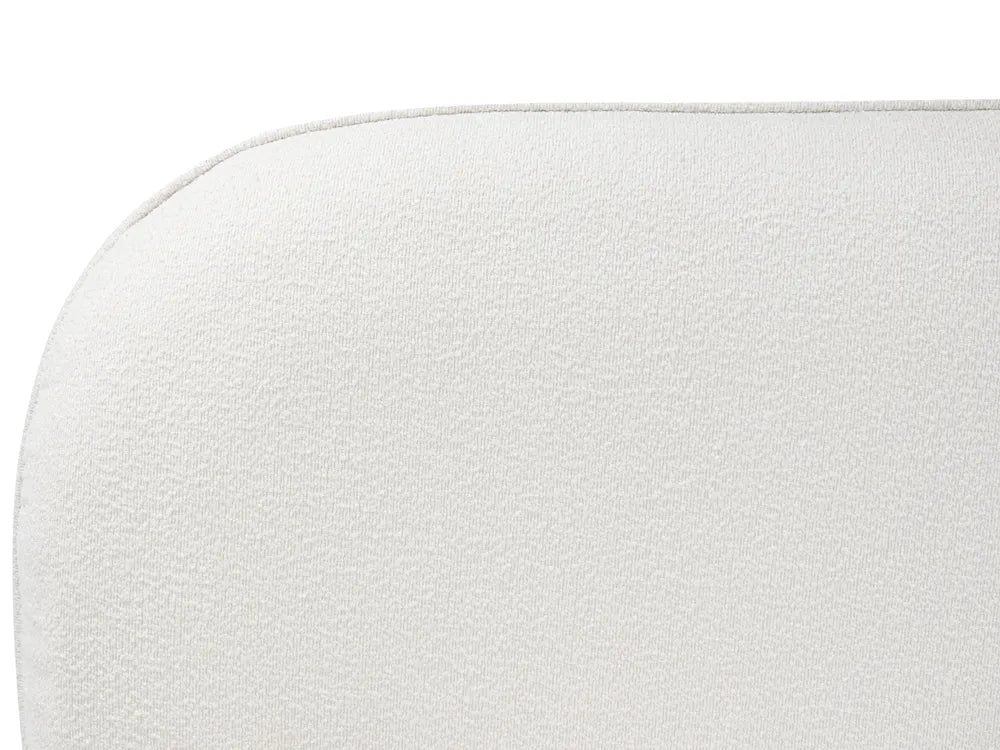 Bed Boucle 180 x 200 cm (EU Super King) Off-White Bensu