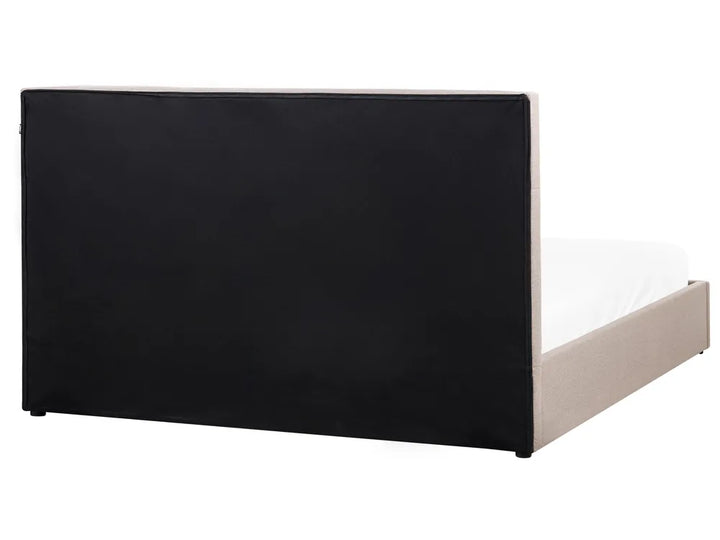 Ottoman Bed Fabric 180 x 200 cm (EU Super King) Taupe Finnin
