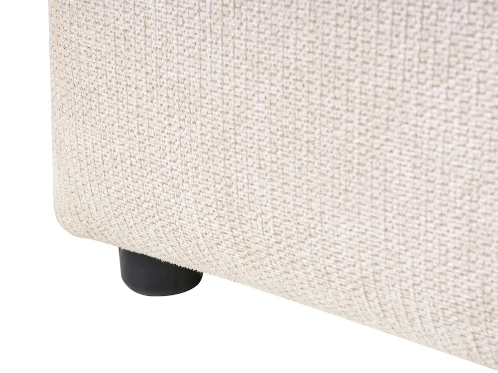 Ottoman Bed Fabric 160 x 200 cm (EU King Size) Light Beige Berus