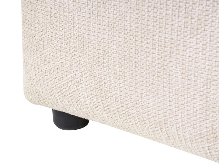 Ottoman Bed Fabric 160 x 200 cm (EU King Size) Light Beige Berus