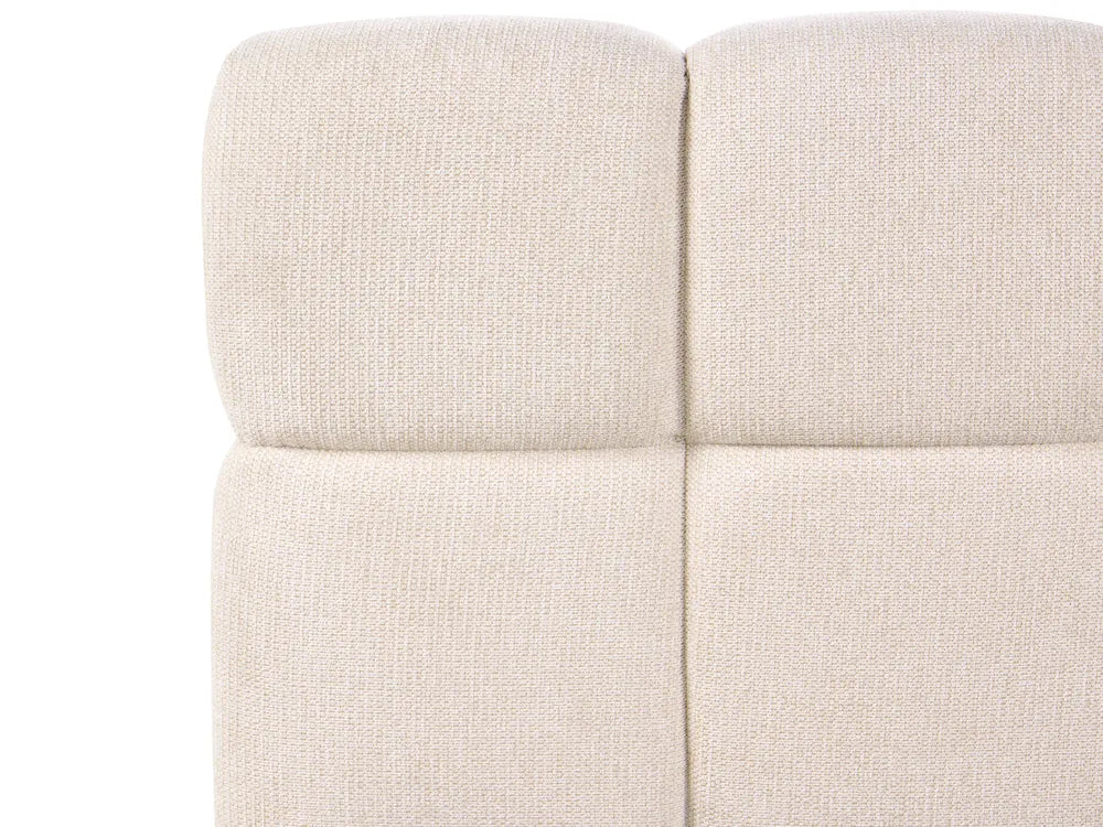 Ottoman Bed Fabric 160 x 200 cm (EU King Size) Light Beige Berus