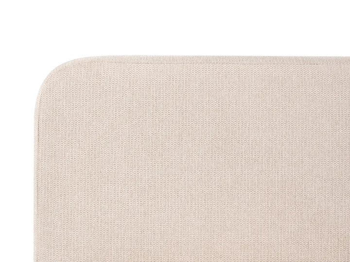 Divan Bed with Storage Fabric 160 x 200 cm (EU King Size) Light Beige Dajai