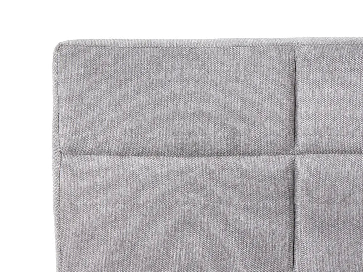 Adjustable Bed Fabric 90 x 200 cm (EU Single) Light Grey Burlyn