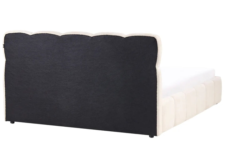 Ottoman Bed Fabric 160 x 200 cm (EU King Size) Light Beige Berus