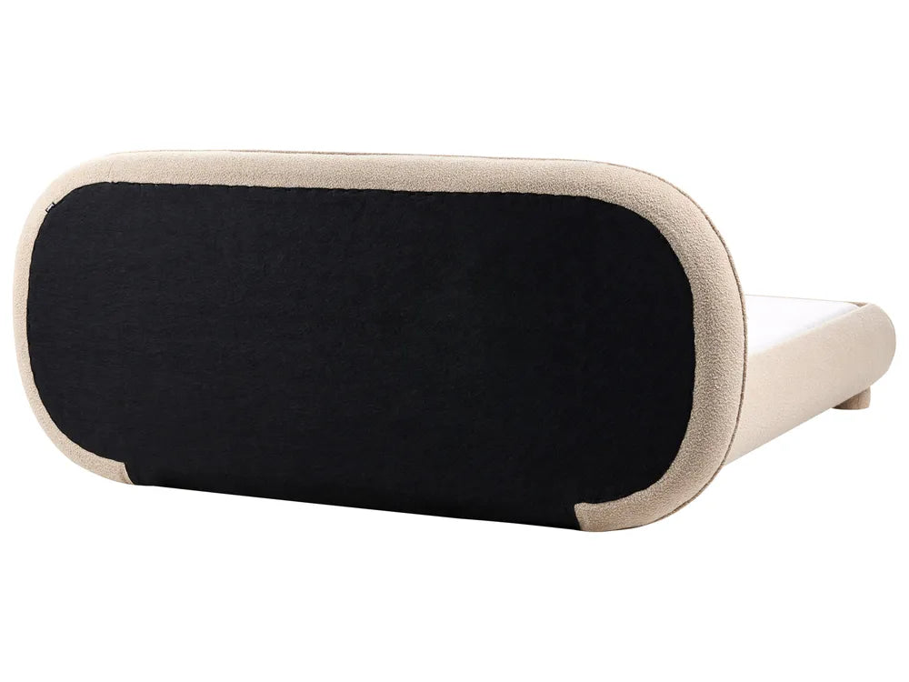 Bed Boucle 160 x 200 cm (EU King Size) Taupe Bensu