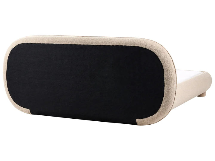 Bed Boucle 160 x 200 cm (EU King Size) Taupe Bensu