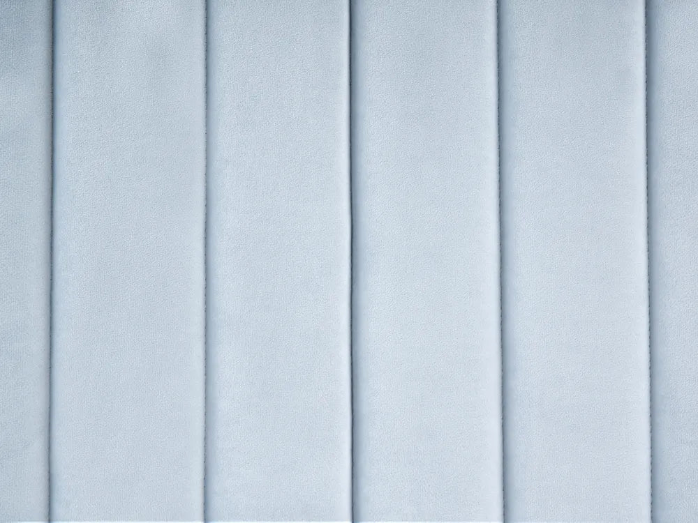 Bed Velvet 180 x 200 cm (EU Super King) Light Blue Shila