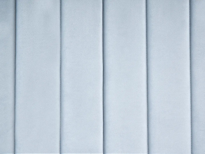 Bed Velvet 180 x 200 cm (EU Super King) Light Blue Shila