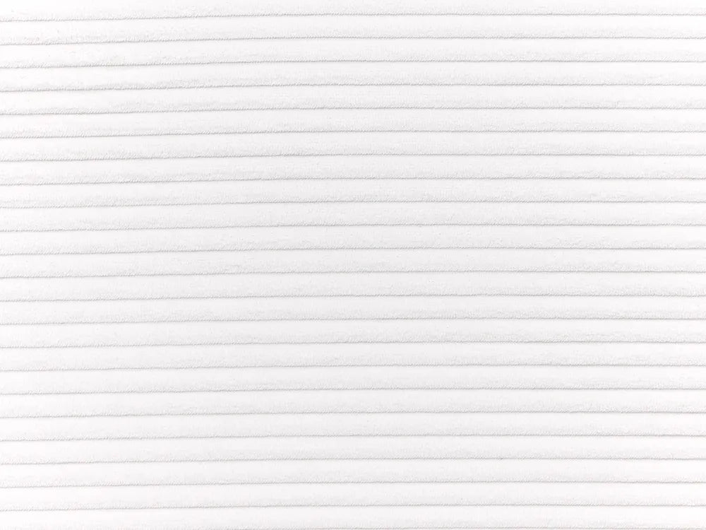 2 Seater Corduroy White Gelene