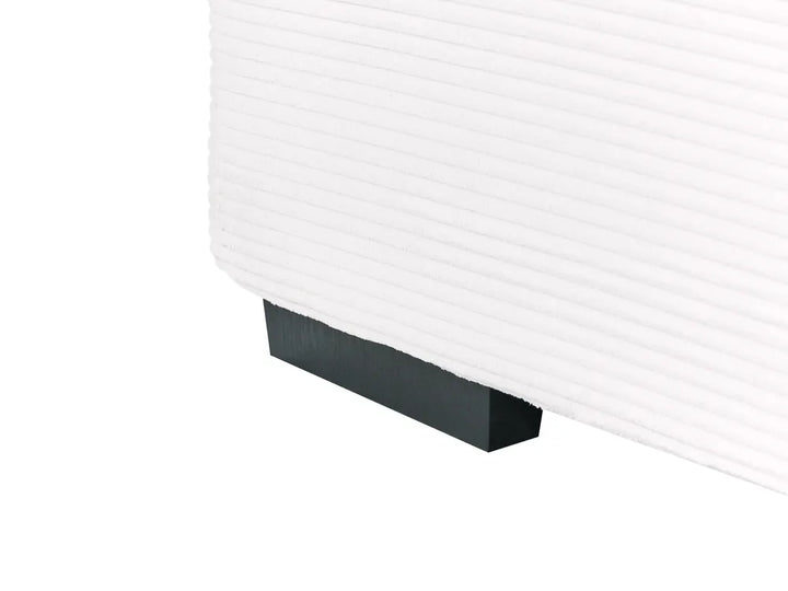 2 Seater Corduroy White Gelene