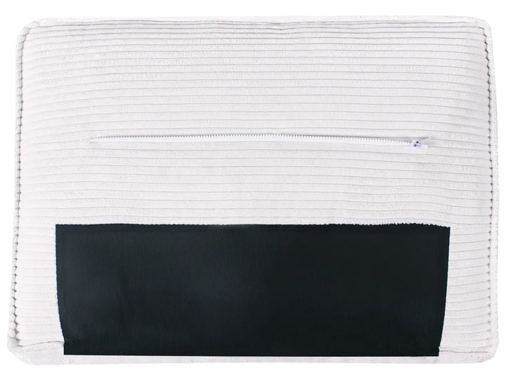 2 Seater Corduroy White Gelene