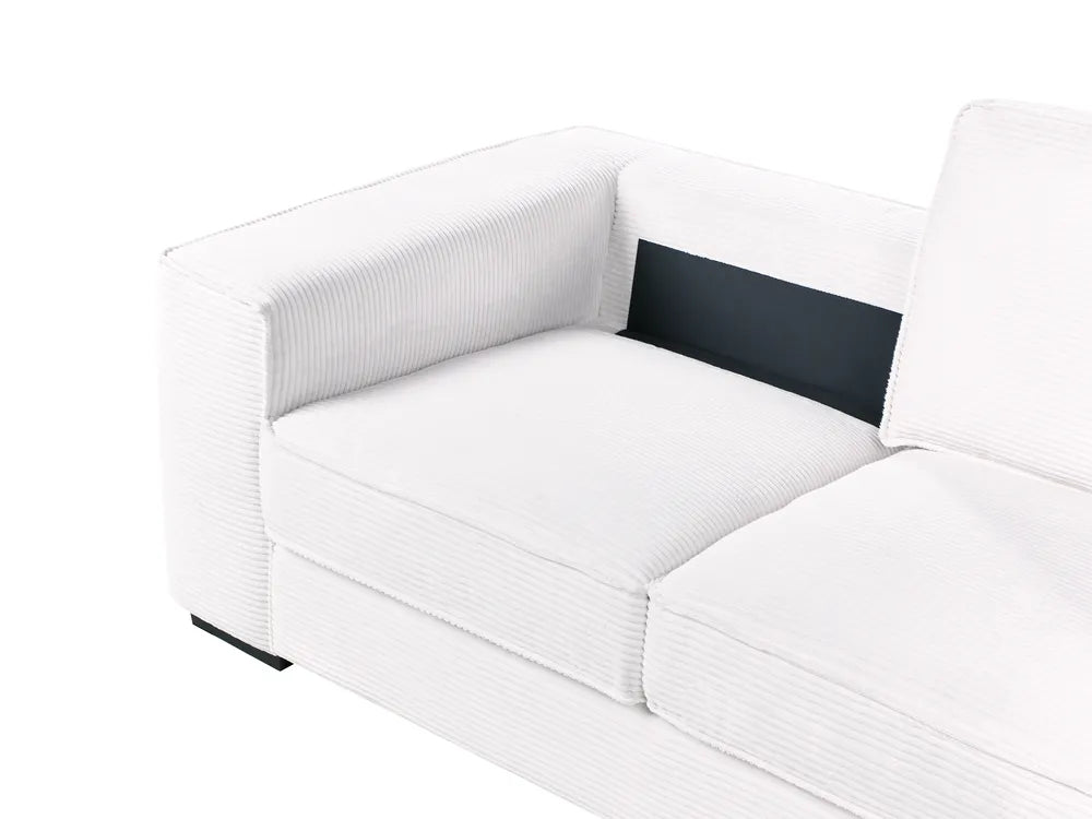 2 Seater Corduroy White Gelene