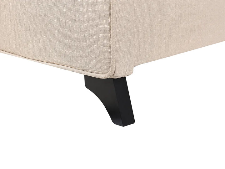 Bed Fabric 160 x 200 cm (EU King Size) Beige Valor
