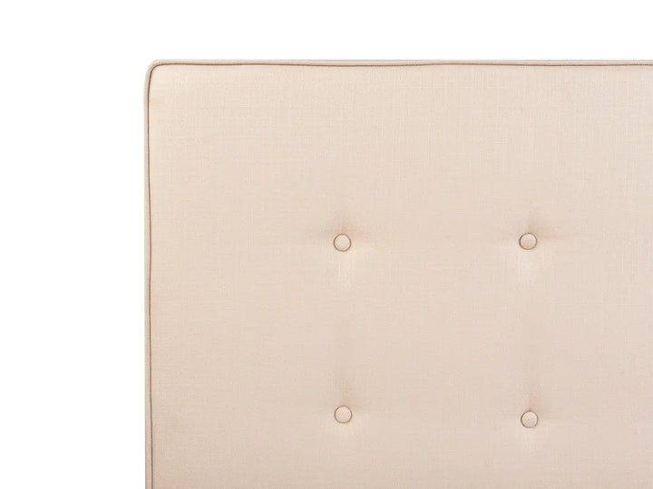 Bed Fabric 160 x 200 cm (EU King Size) Beige Valor
