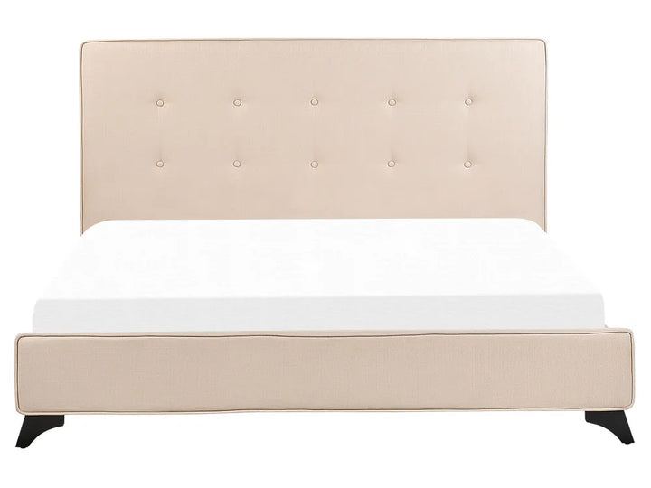 Bed Fabric 160 x 200 cm (EU King Size) Beige Valor