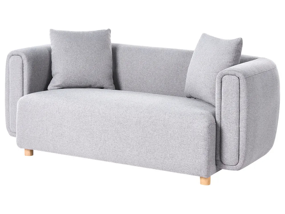 Sofa 2 Seater Fabric Grey Cristan