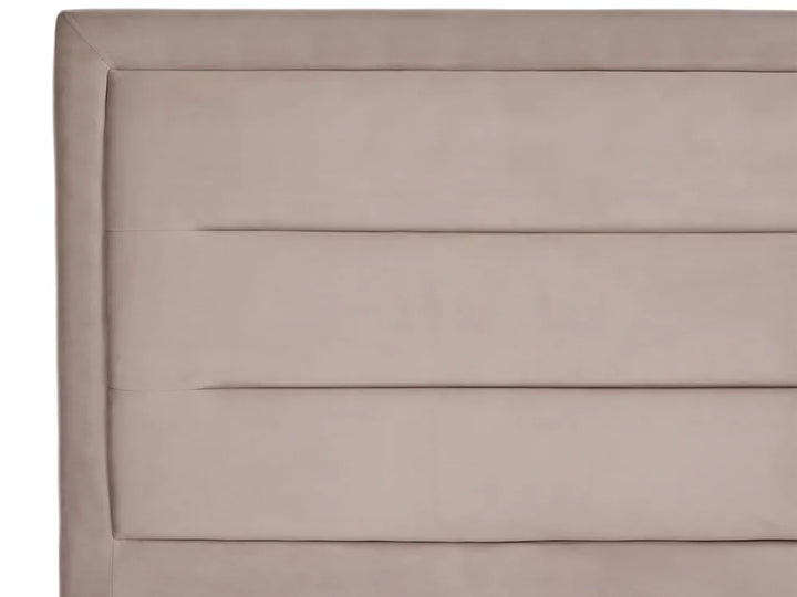Bed Velvet 160 x 200 cm (EU King Size) Taupe Deilyn