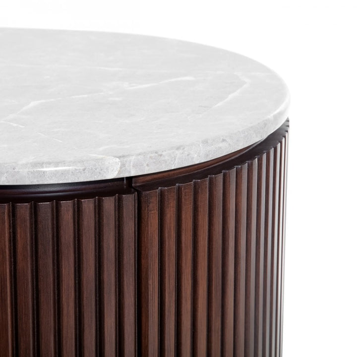 Libra Whitwell Three Drawer Chest Marble Top